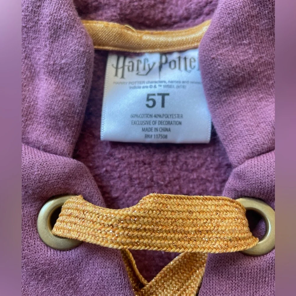 Harry Potter Dress, Size 5T, with Hoodie, Used, 60% Cotton 40% Polyester - Picture 5 of 7